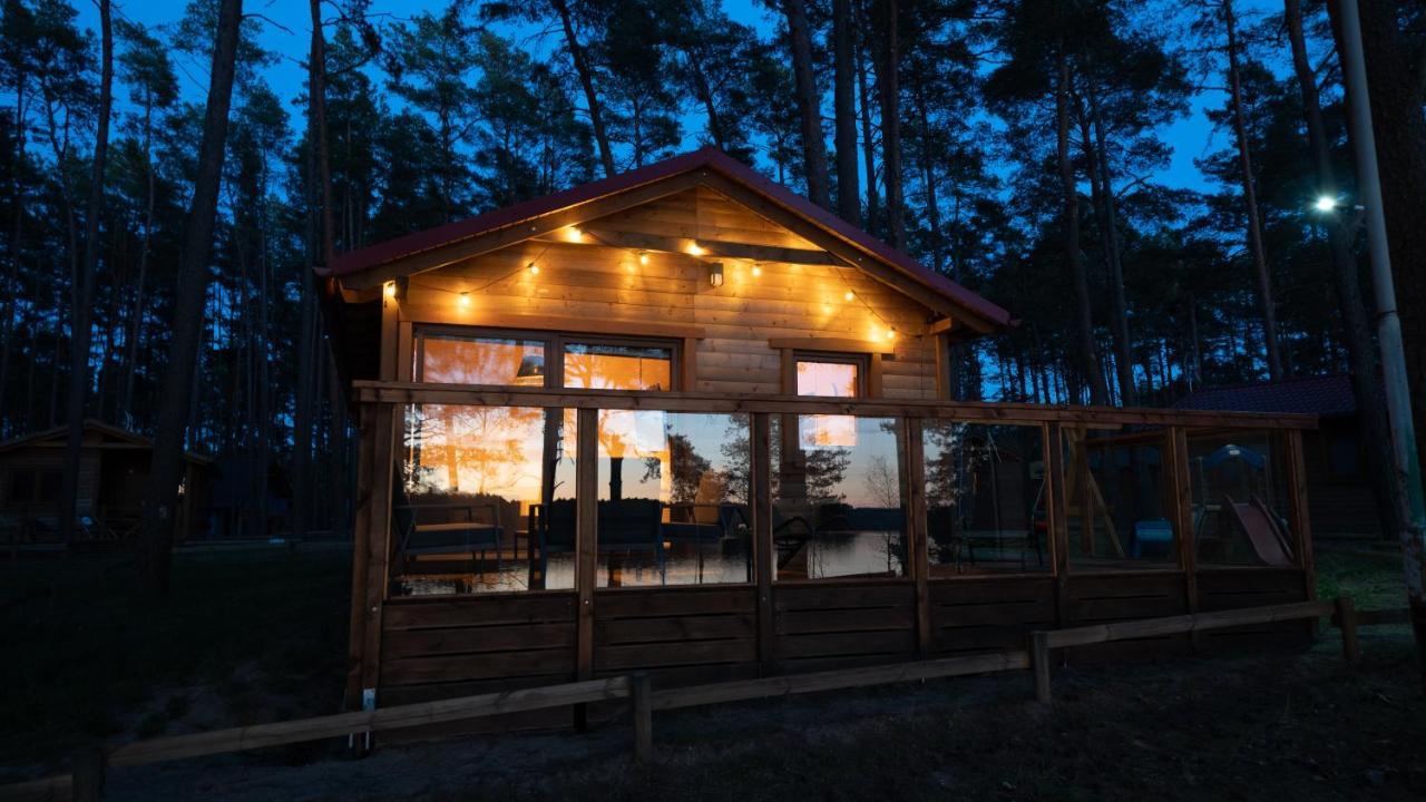 Sloneczny Domek Borsk Nr 2 I 15 - Nad Samym Jeziorem W Pierwszej Linii Exteriér fotografie