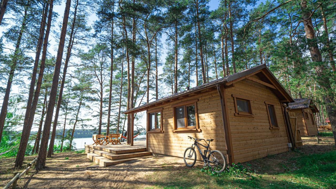 Sloneczny Domek Borsk Nr 2 I 15 - Nad Samym Jeziorem W Pierwszej Linii Exteriér fotografie